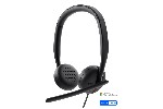 Dell Wired Headset WH3024 + Dell Wired Headset Ear Cushions - HE324